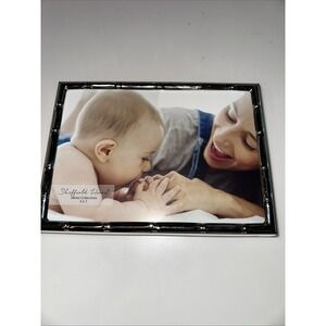 Sheffield Home Silver Plate Bamboo Style Frame 5x7